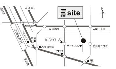 恵比寿ギャラリーSite地図